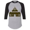 Unisex Three-Quarter Raglan Sleeve Baseball Jersey T-Shirt Thumbnail