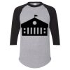 Unisex Three-Quarter Raglan Sleeve Baseball Jersey T-Shirt Thumbnail