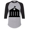 Unisex Three-Quarter Raglan Sleeve Baseball Jersey T-Shirt Thumbnail