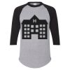 Unisex Three-Quarter Raglan Sleeve Baseball Jersey T-Shirt Thumbnail