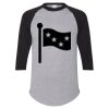 Unisex Three-Quarter Raglan Sleeve Baseball Jersey T-Shirt Thumbnail
