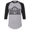 Unisex Three-Quarter Raglan Sleeve Baseball Jersey T-Shirt Thumbnail