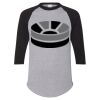 Unisex Three-Quarter Raglan Sleeve Baseball Jersey T-Shirt Thumbnail