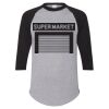 Unisex Three-Quarter Raglan Sleeve Baseball Jersey T-Shirt Thumbnail
