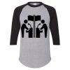 Unisex Three-Quarter Raglan Sleeve Baseball Jersey T-Shirt Thumbnail