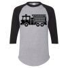 Unisex Three-Quarter Raglan Sleeve Baseball Jersey T-Shirt Thumbnail