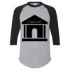 Unisex Three-Quarter Raglan Sleeve Baseball Jersey T-Shirt Thumbnail