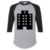 Unisex Three-Quarter Raglan Sleeve Baseball Jersey T-Shirt Thumbnail