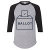 Unisex Three-Quarter Raglan Sleeve Baseball Jersey T-Shirt Thumbnail