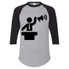 Unisex Three-Quarter Raglan Sleeve Baseball Jersey T-Shirt Thumbnail