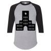 Unisex Three-Quarter Raglan Sleeve Baseball Jersey T-Shirt Thumbnail