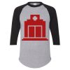 Unisex Three-Quarter Raglan Sleeve Baseball Jersey T-Shirt Thumbnail