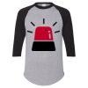 Unisex Three-Quarter Raglan Sleeve Baseball Jersey T-Shirt Thumbnail