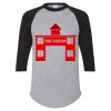 Unisex Three-Quarter Raglan Sleeve Baseball Jersey T-Shirt Thumbnail