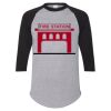 Unisex Three-Quarter Raglan Sleeve Baseball Jersey T-Shirt Thumbnail