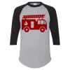 Unisex Three-Quarter Raglan Sleeve Baseball Jersey T-Shirt Thumbnail