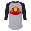 Unisex Three-Quarter Raglan Sleeve Baseball Jersey T-Shirt Thumbnail