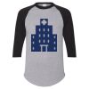 Unisex Three-Quarter Raglan Sleeve Baseball Jersey T-Shirt Thumbnail