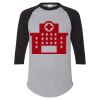 Unisex Three-Quarter Raglan Sleeve Baseball Jersey T-Shirt Thumbnail