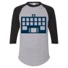 Unisex Three-Quarter Raglan Sleeve Baseball Jersey T-Shirt Thumbnail