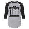 Unisex Three-Quarter Raglan Sleeve Baseball Jersey T-Shirt Thumbnail