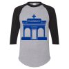 Unisex Three-Quarter Raglan Sleeve Baseball Jersey T-Shirt Thumbnail