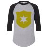 Unisex Three-Quarter Raglan Sleeve Baseball Jersey T-Shirt Thumbnail