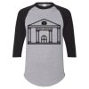 Unisex Three-Quarter Raglan Sleeve Baseball Jersey T-Shirt Thumbnail