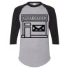 Unisex Three-Quarter Raglan Sleeve Baseball Jersey T-Shirt Thumbnail