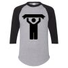 Unisex Three-Quarter Raglan Sleeve Baseball Jersey T-Shirt Thumbnail