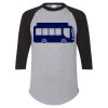 Unisex Three-Quarter Raglan Sleeve Baseball Jersey T-Shirt Thumbnail