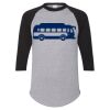 Unisex Three-Quarter Raglan Sleeve Baseball Jersey T-Shirt Thumbnail