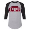 Unisex Three-Quarter Raglan Sleeve Baseball Jersey T-Shirt Thumbnail