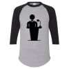 Unisex Three-Quarter Raglan Sleeve Baseball Jersey T-Shirt Thumbnail