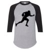 Unisex Three-Quarter Raglan Sleeve Baseball Jersey T-Shirt Thumbnail