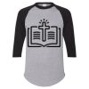 Unisex Three-Quarter Raglan Sleeve Baseball Jersey T-Shirt Thumbnail