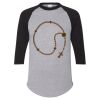 Unisex Three-Quarter Raglan Sleeve Baseball Jersey T-Shirt Thumbnail