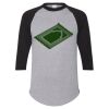 Unisex Three-Quarter Raglan Sleeve Baseball Jersey T-Shirt Thumbnail