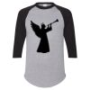 Unisex Three-Quarter Raglan Sleeve Baseball Jersey T-Shirt Thumbnail