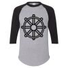 Unisex Three-Quarter Raglan Sleeve Baseball Jersey T-Shirt Thumbnail