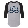 Unisex Three-Quarter Raglan Sleeve Baseball Jersey T-Shirt Thumbnail