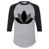 Unisex Three-Quarter Raglan Sleeve Baseball Jersey T-Shirt Thumbnail