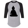 Unisex Three-Quarter Raglan Sleeve Baseball Jersey T-Shirt Thumbnail