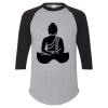Unisex Three-Quarter Raglan Sleeve Baseball Jersey T-Shirt Thumbnail