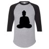 Unisex Three-Quarter Raglan Sleeve Baseball Jersey T-Shirt Thumbnail