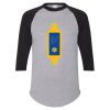 Unisex Three-Quarter Raglan Sleeve Baseball Jersey T-Shirt Thumbnail