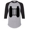 Unisex Three-Quarter Raglan Sleeve Baseball Jersey T-Shirt Thumbnail