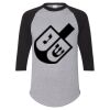 Unisex Three-Quarter Raglan Sleeve Baseball Jersey T-Shirt Thumbnail
