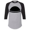 Unisex Three-Quarter Raglan Sleeve Baseball Jersey T-Shirt Thumbnail