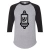 Unisex Three-Quarter Raglan Sleeve Baseball Jersey T-Shirt Thumbnail